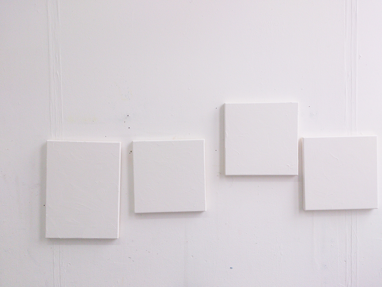 Artistic Process, Empty Canvases on Bartosz Beda Art Studio