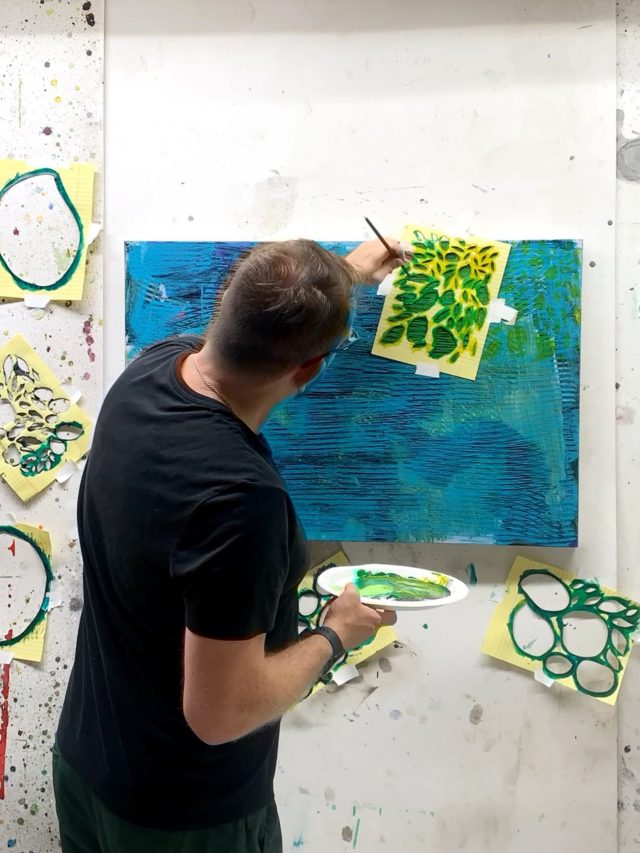 Read more about the article Exploring Abstraction in My Art Studio